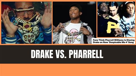 drake and pharrell williams beef.